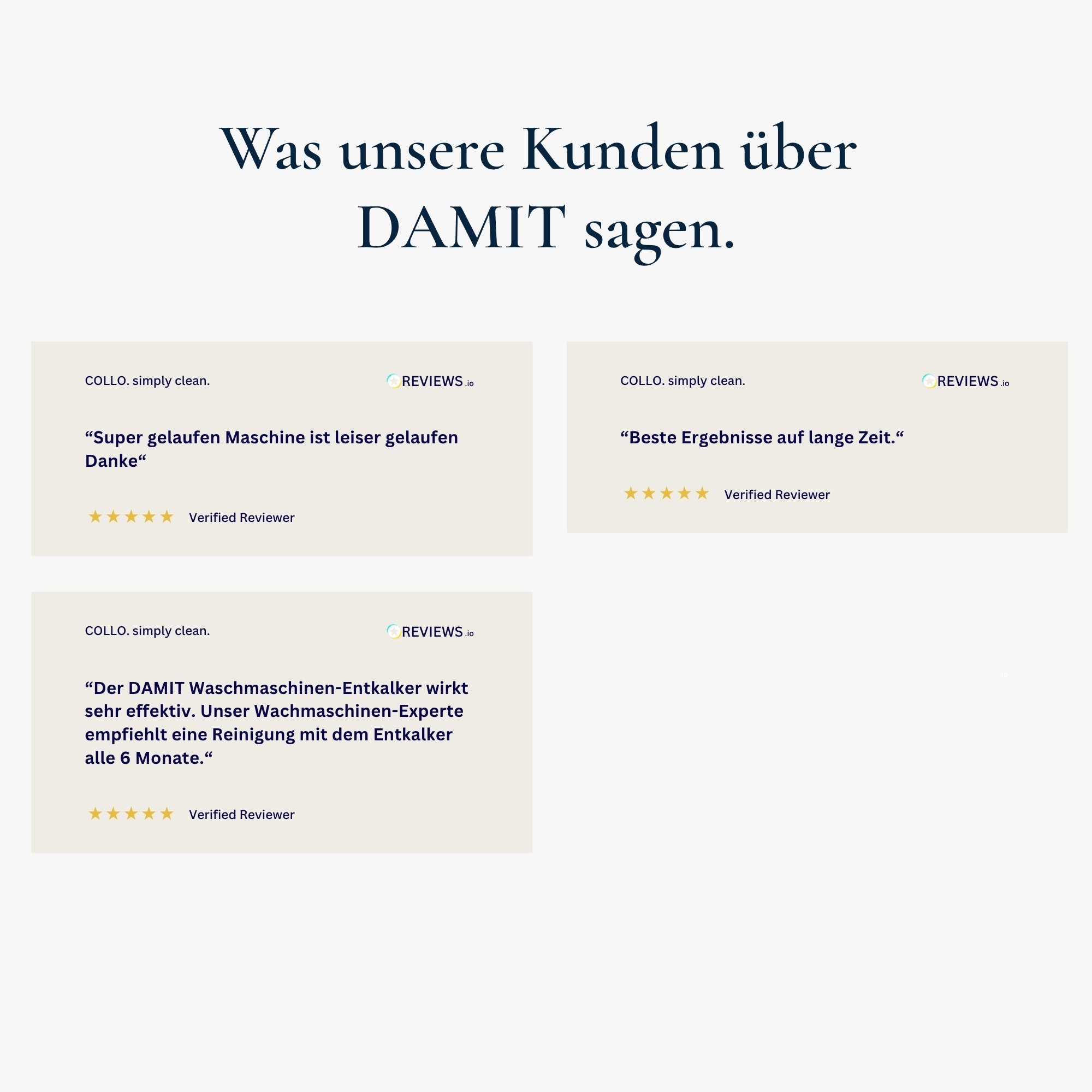 Damit - Waschmaschinenentkalker