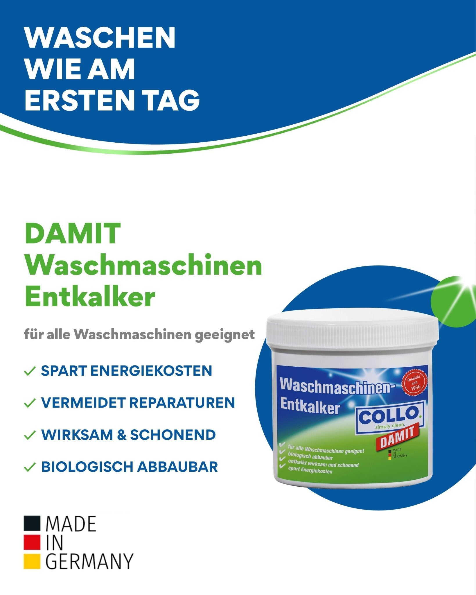 Damit - Waschmaschinenentkalker