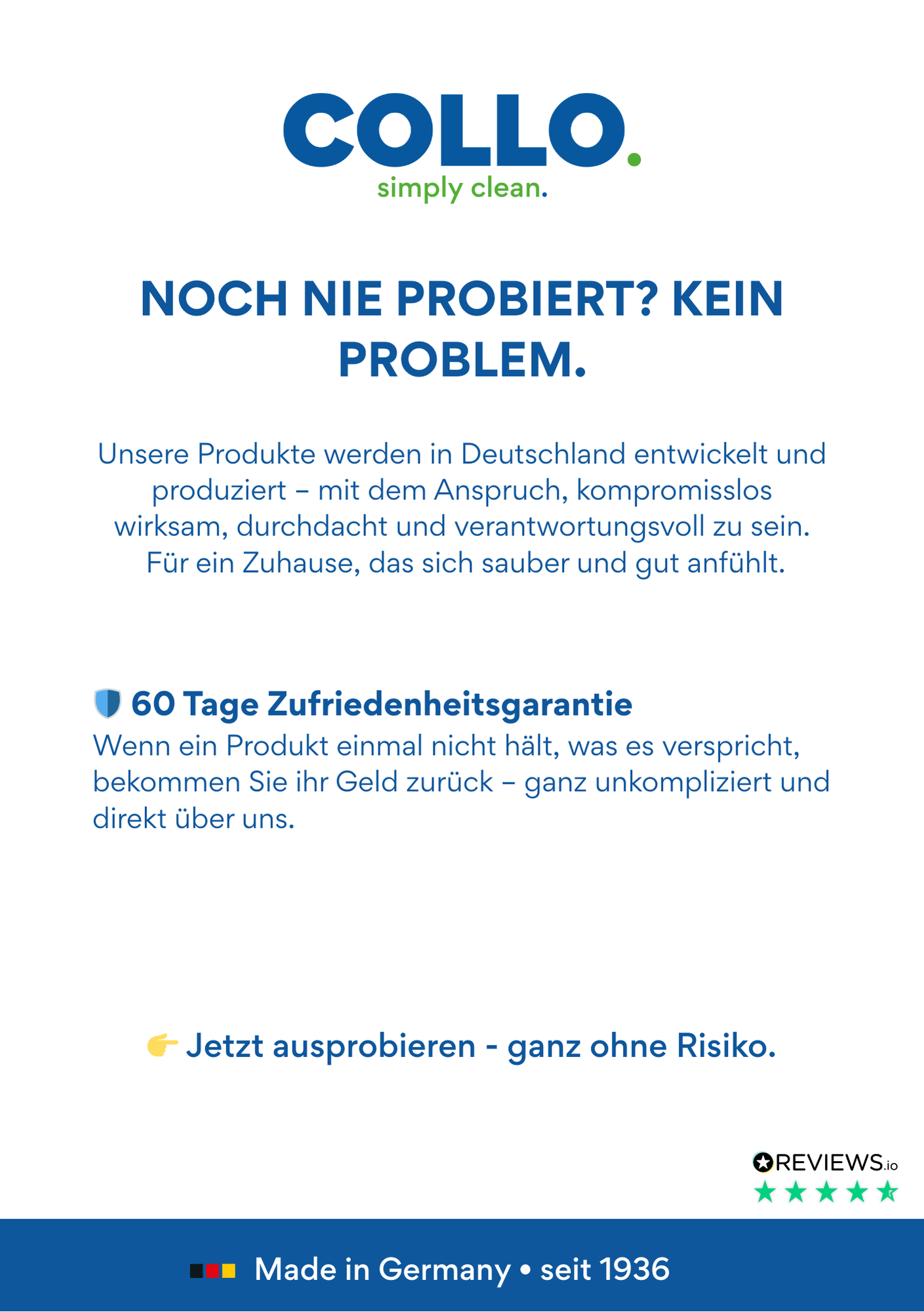 POS Infotafel - Zufriedenheitsgarantie POS Infotafel - Zufriedenheitsgarantie