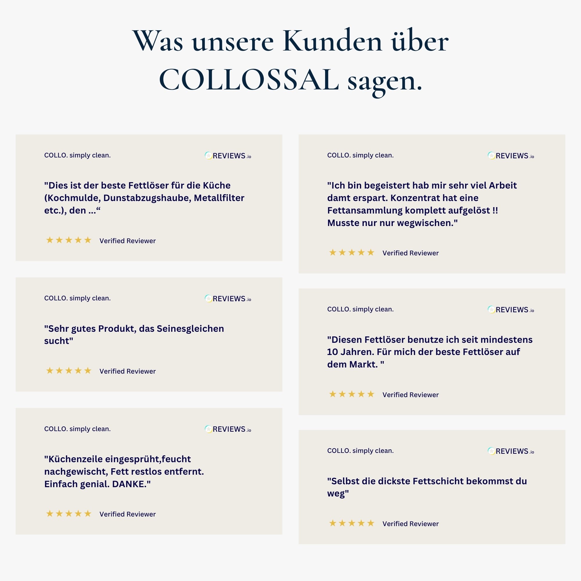 COLLOSSAL - Fettlöser / Fettreiniger / Intensivreiniger