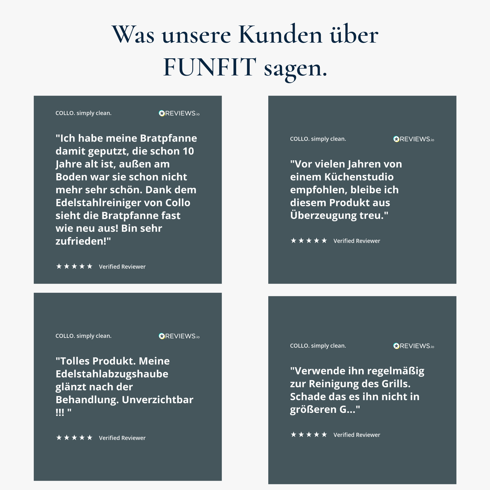 Funfit - Edelstahlreiniger & -Pflege