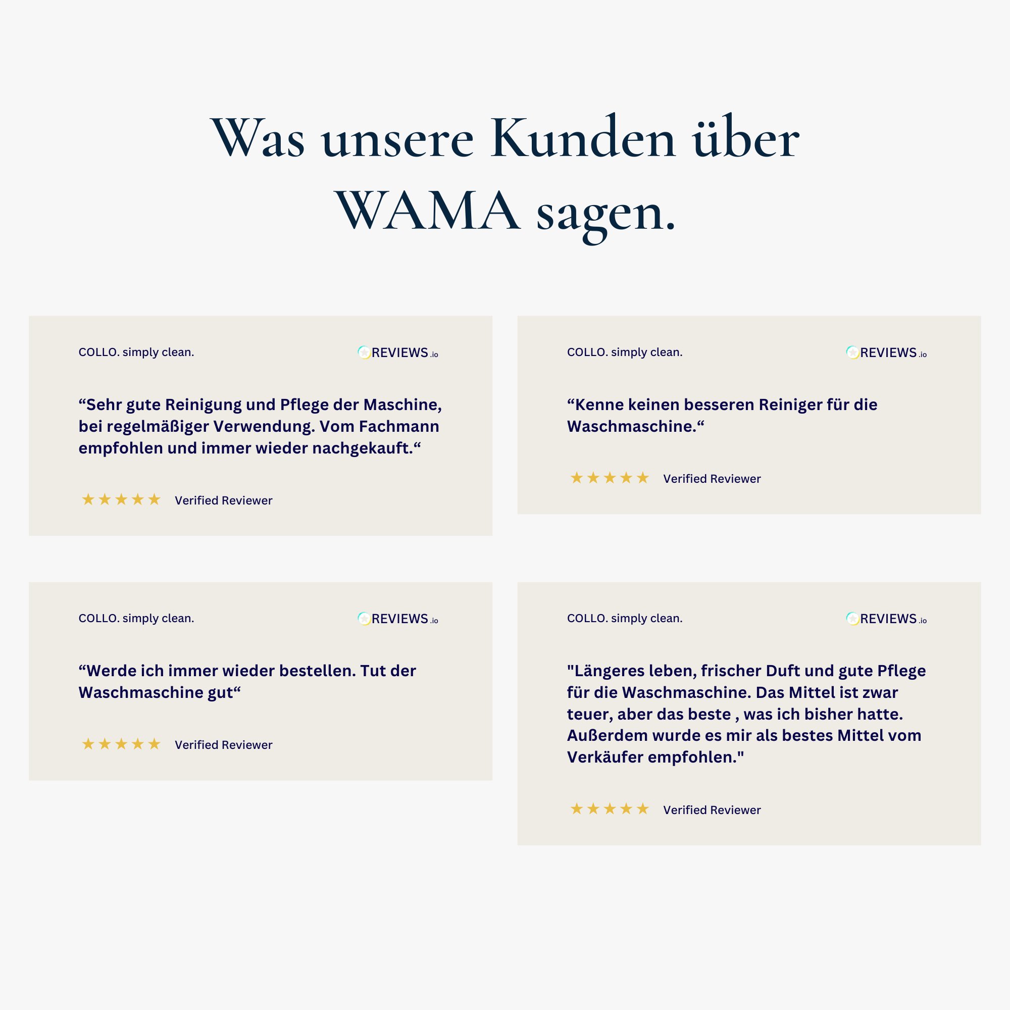 WaMa - Hygienischer Waschmaschinenreiniger gegen Kalk, Schmutz, Gerüche