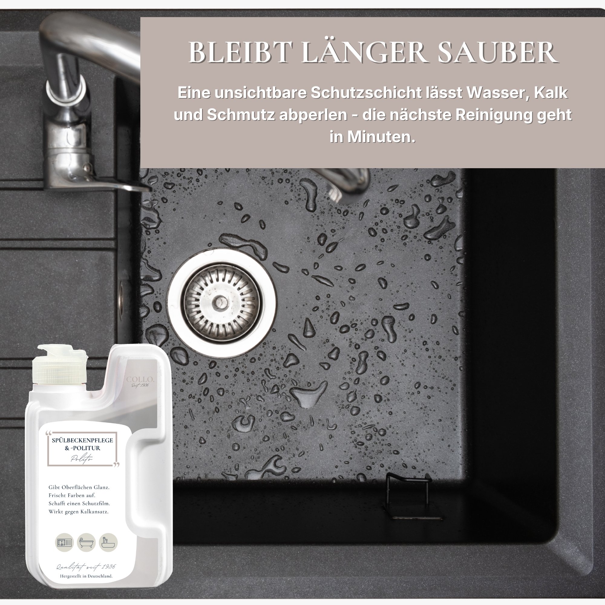 Polito - Spülbecken- & Keramik-Politur für Küche & Bad
