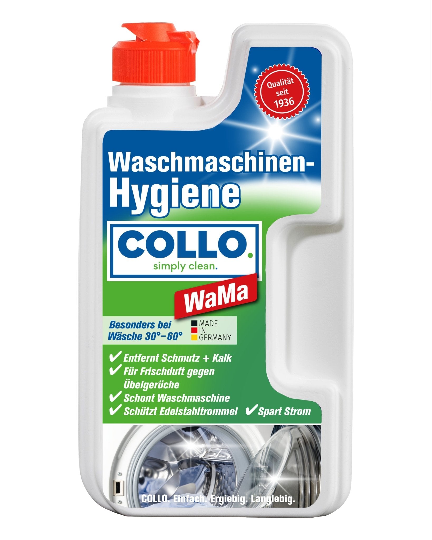 WaMa - Hygienischer Waschmaschinenreiniger gegen Kalk, Schmutz, Gerüche